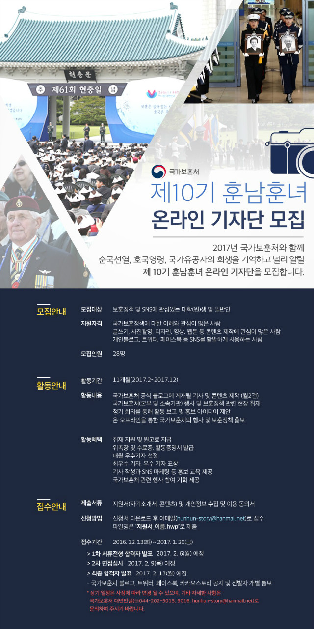 국가보훈처 제10기 훈남훈녀 온라인 기자단 모집 안내.jpg