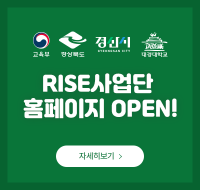 RISE 홈페이지 오픈