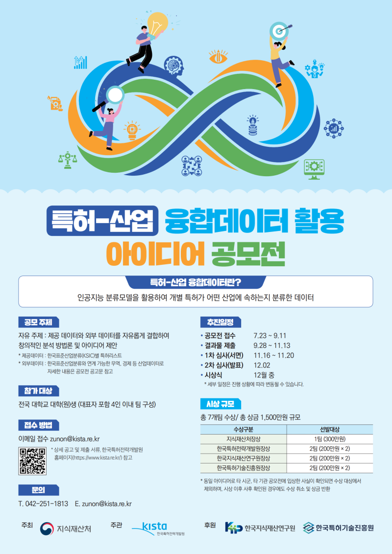 [붙임2] 특허-산업 융합데이터 활용 아이디어 공모전 포스터.png
