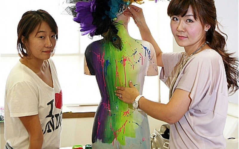 대경대 메이크업과 교수와 제자 바디페인팅 대회서 동시 수상