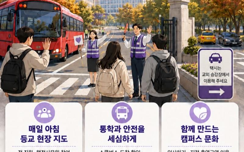 AI교육혁신처, 개강 초기 학생 학사 적응과 안전한 캠퍼스 조성 지원